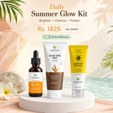 Daily Summer Glow Kit - Brighten, Cleanse & Protect