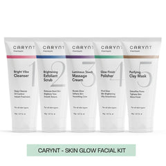 5-Step Skin Glow Facial Kit – Brightening, Cleansing & Glow Boosting – 5 × 50g