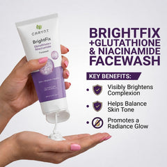 Carynt BrightFix Glutathione + Niacinamide Face Wash (100ml)