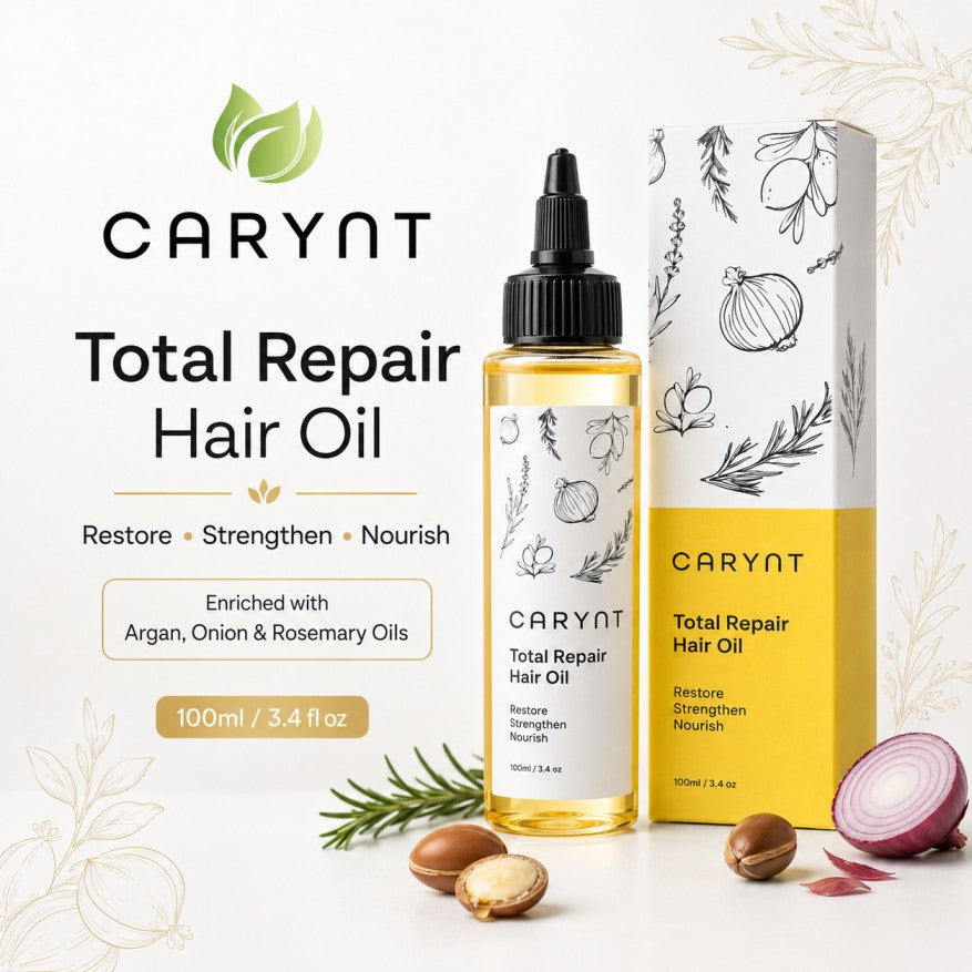 Carynt Total Repair Hair Oil – Argan, Onion & Rosemary, 100ml