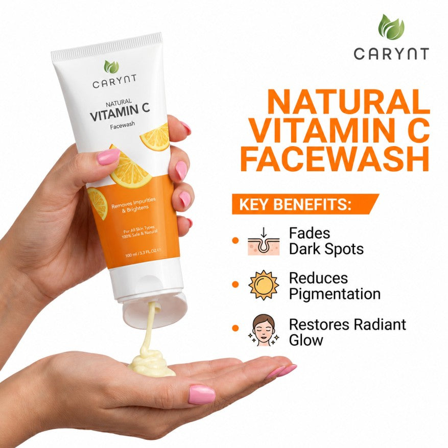 Vitamin C Face Wash – Removes Impurities & Restores Glow - 100ml