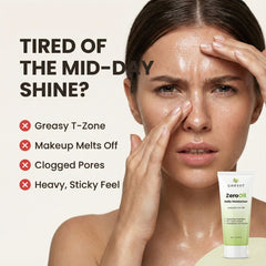 Carynt ZeroOil Daily Moisturizer: Hyaluronic Acid & Niacinamide for Oily Skin (50g)