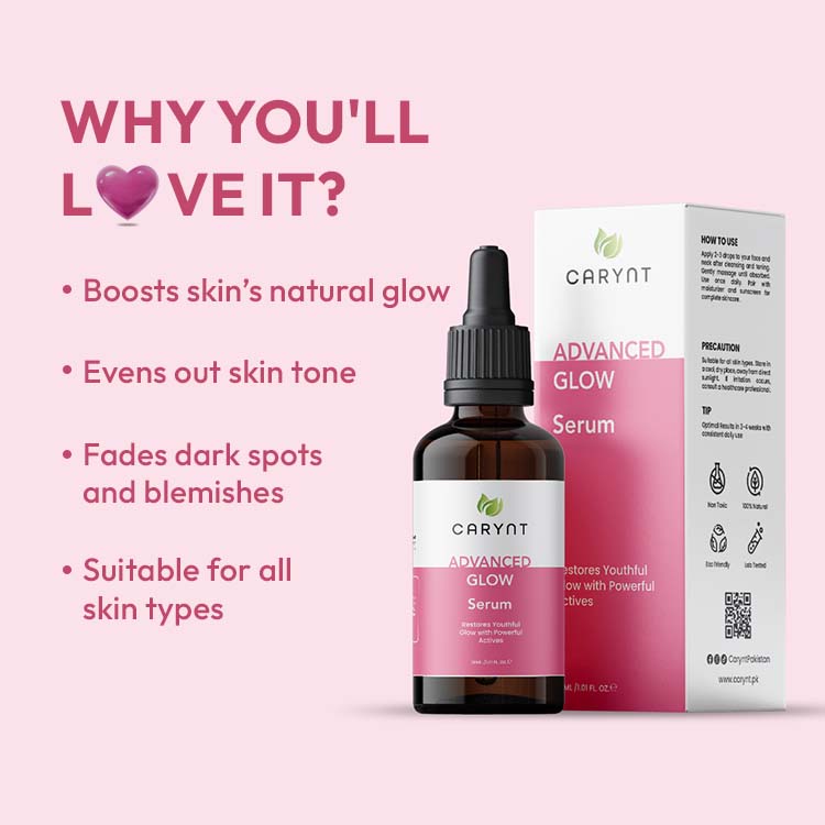 Advanced Glow Serum – Brightens Skin & Reduces Dark Spots - 30ml