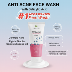 Salicylic Acid Anti-Acne Face Wash – Clears Breakouts & Controls Oil - 100ml