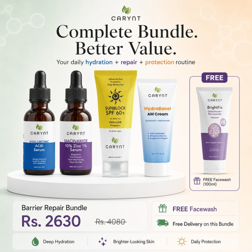 Barrier Repair Bundle – Hydration, Repair & Daily Protection Routine - 5 Products