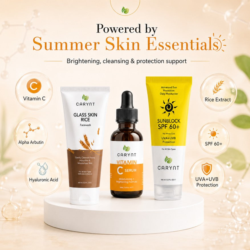 Daily Summer Glow Kit - Brighten, Cleanse & Protect