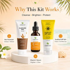 Daily Summer Glow Kit - Brighten, Cleanse & Protect