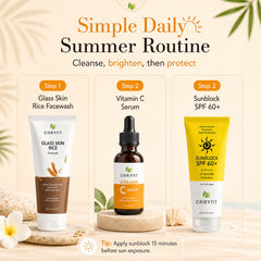 Daily Summer Glow Kit - Brighten, Cleanse & Protect