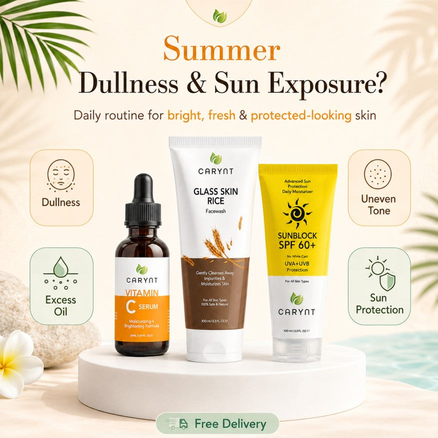 Daily Summer Glow Kit - Brighten, Cleanse & Protect