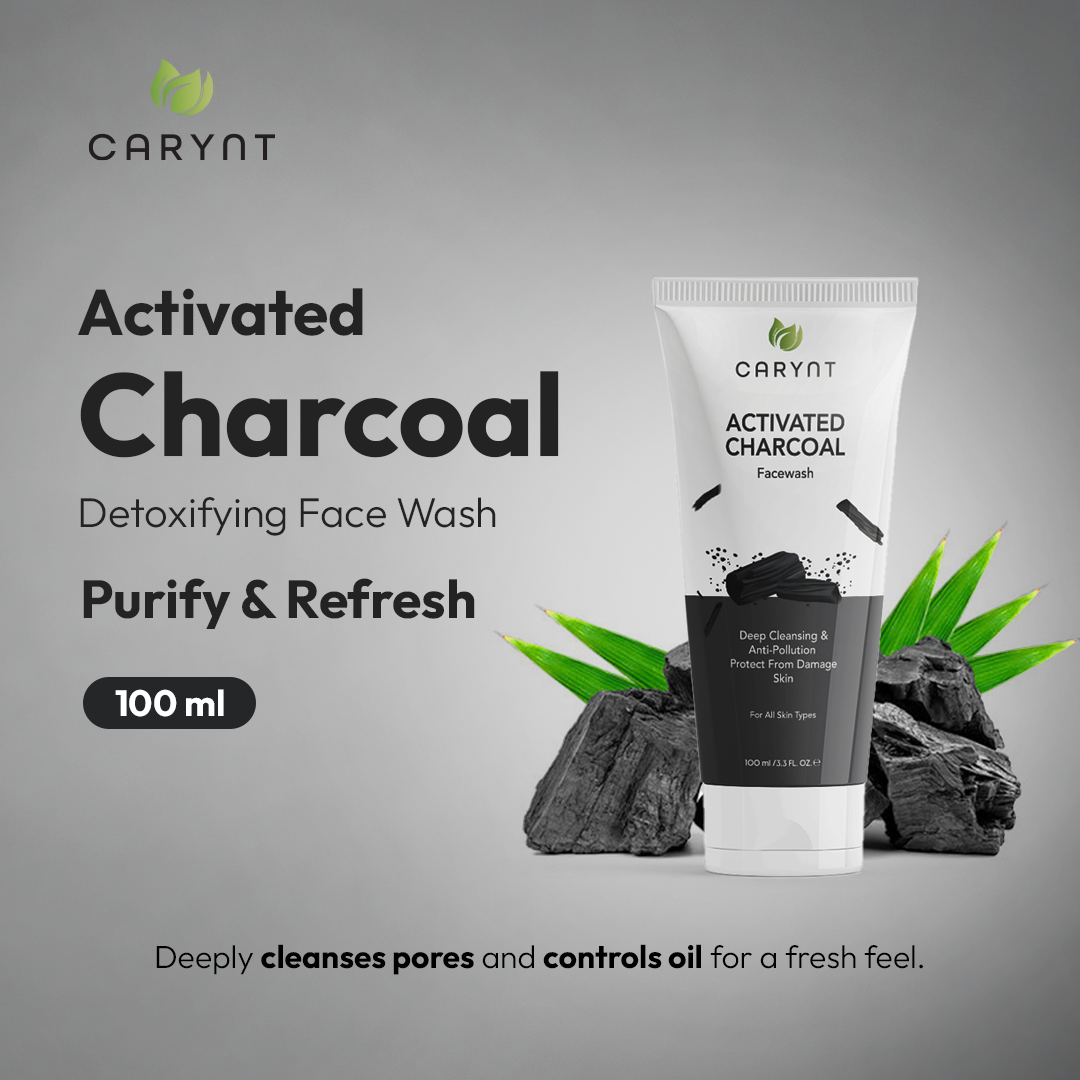 Activated Charcoal Face Wash – Deep Cleansing & Anti-Pollution - 100ml