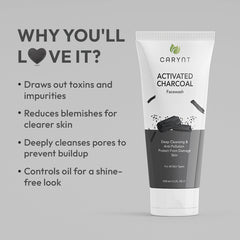 Activated Charcoal Face Wash – Deep Cleansing & Anti-Pollution - 100ml