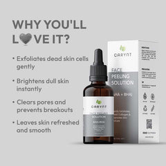 AHA + BHA Face Peeling Solution – Exfoliates & Improves Skin Texture - 30ml