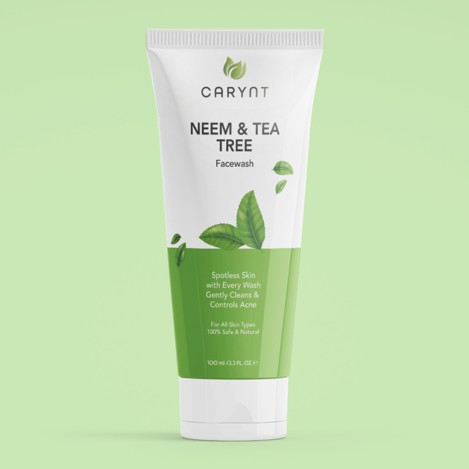 Neem & Tea Tree Face Wash – Fights Acne & Purifies Skin - 100ml