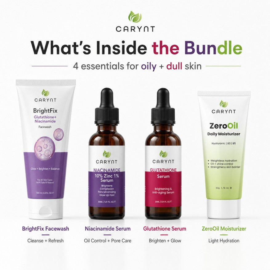 Oily + Dull Skin Bundle – Oil Control & Glow Routine